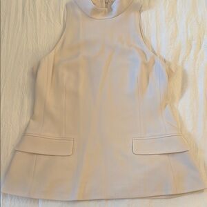 Babaton Cream Sleeveless Blouse